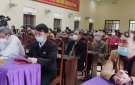 Tổ đại biểu HĐND huyện khóa XIX nhiệm kỳ 2021 - 2026 tiếp xúc với cử tri xã Định Bình