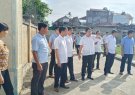 Ban chỉ đạo xây dựng NTM huyện Yên Định kiểm tra tiến độ xây dựng nông thôn mới nâng cao  tại xã Định Bình
