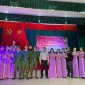 xã Định Bình tổ chức Giao lưu văn nghệ chào mừng thanh niên lên đường nhập ngũ năm 2023